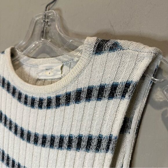 Billy Reid | S | woven striped sleeveless sweater dress midi dress - Picture 3 of 7